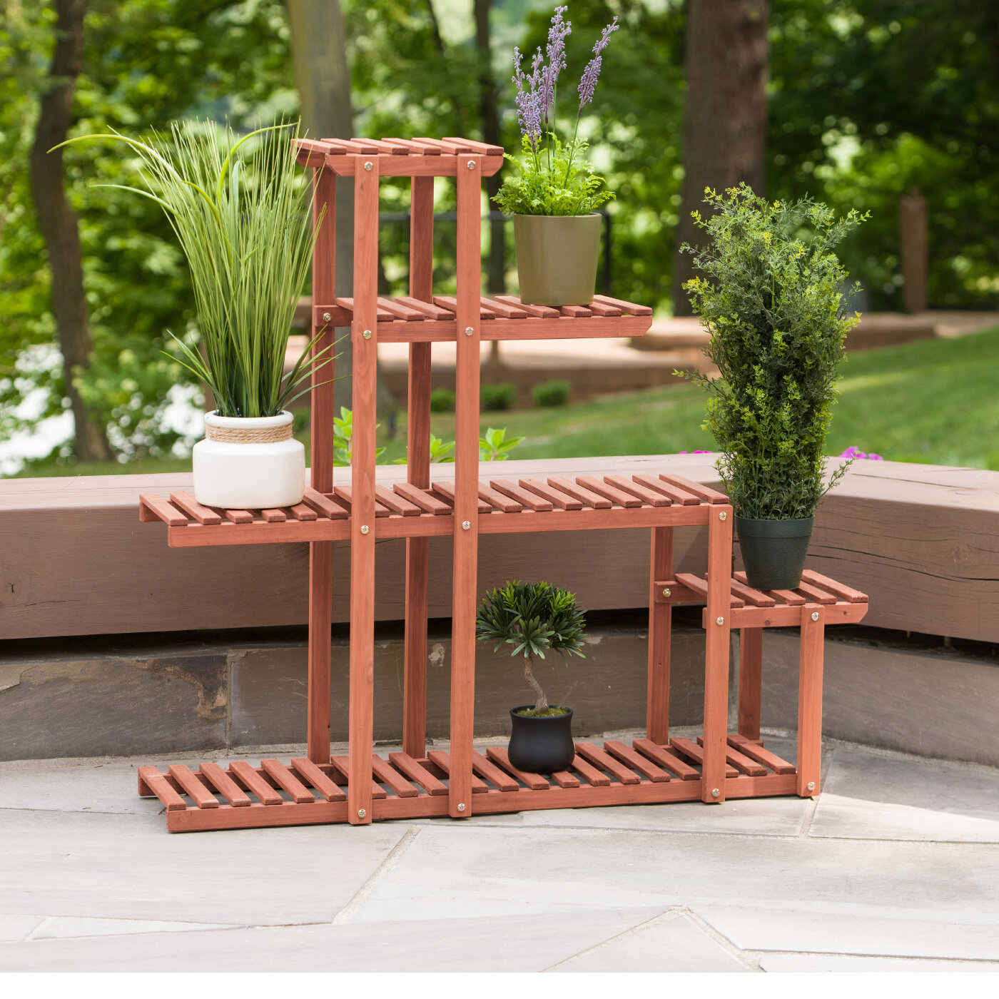 Leisure Season Multi-tiered Plant Stand & Reviews | Wayfair