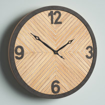 Details about   Cabin Pine Lodge Wildlife Round Metal Wall Clock Modern Rustic-NEW Brown/Black 
