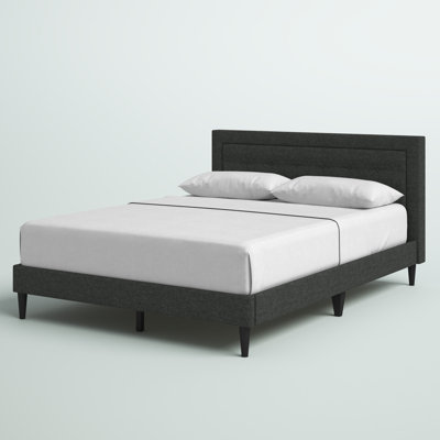 Ogrady Tufted Upholstered Low Profile Platform Bed