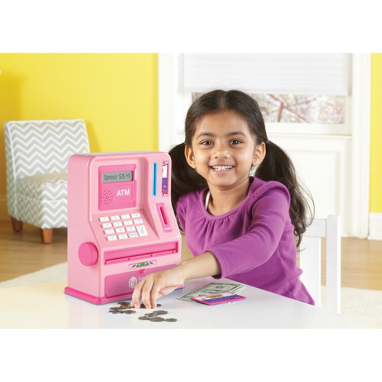 Learning Resources LER2625 Toy ATM Teaching Bank Play for sale online 