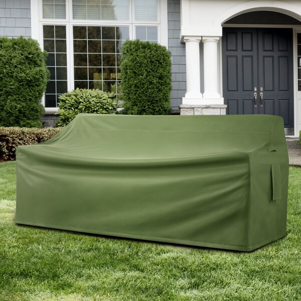 Green Waterproof Sun Lounger Cover Garden Furniture Heavy Duty PU Coated Fabric 