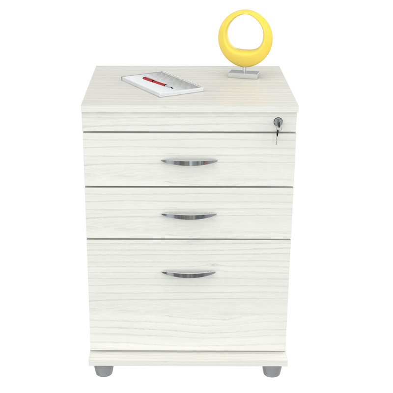 Winston Porter Galgano Locking 3 Drawer Mobile Vertical Filing Cabinet Reviews Wayfair
