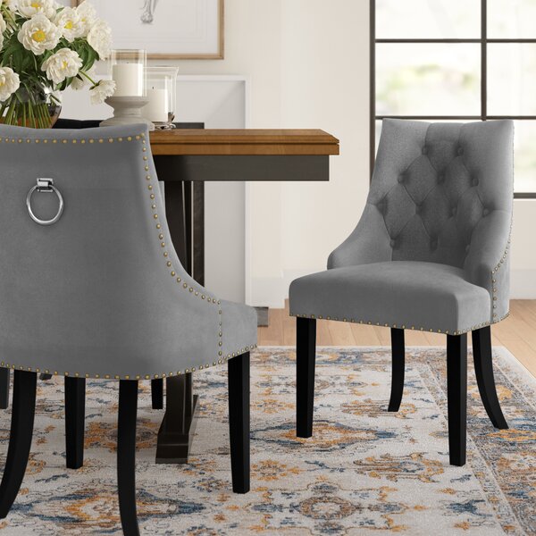 Dark Grey Dining Chair Wayfair Co Uk