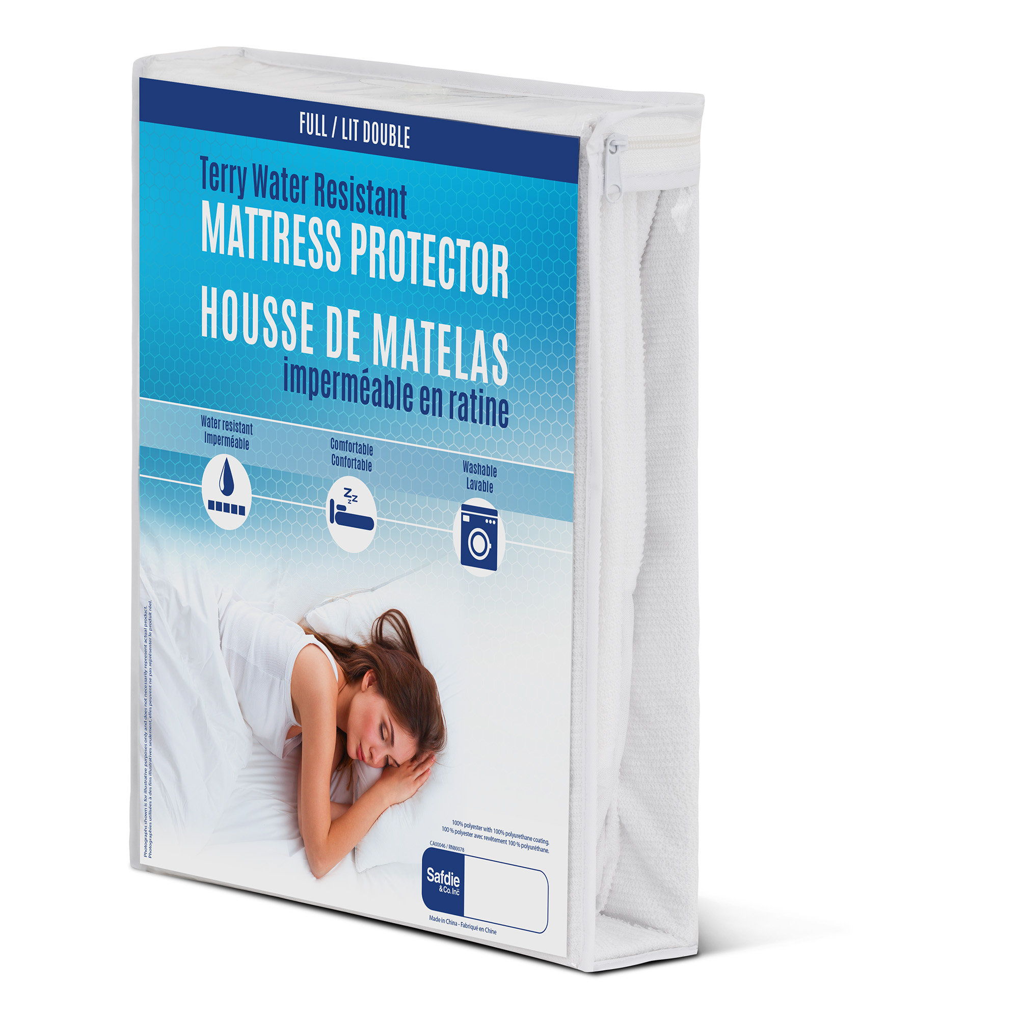 Safdie & Co. Inc. Waterproof Fitted Mattress Protector Wayfair