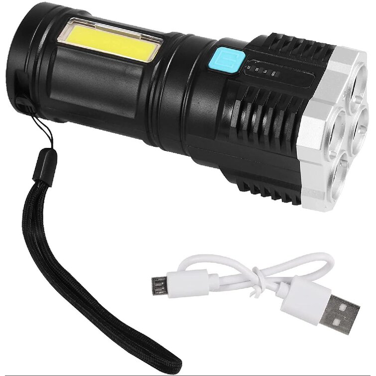Multifuntion 1000 Lumen USB Rechargeable COB LED Work Light Flashlight Lamp 