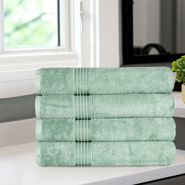 Woven Bath Towel Egyptian Cotton Twill Embroidered Thick Solid Square Face Robe 