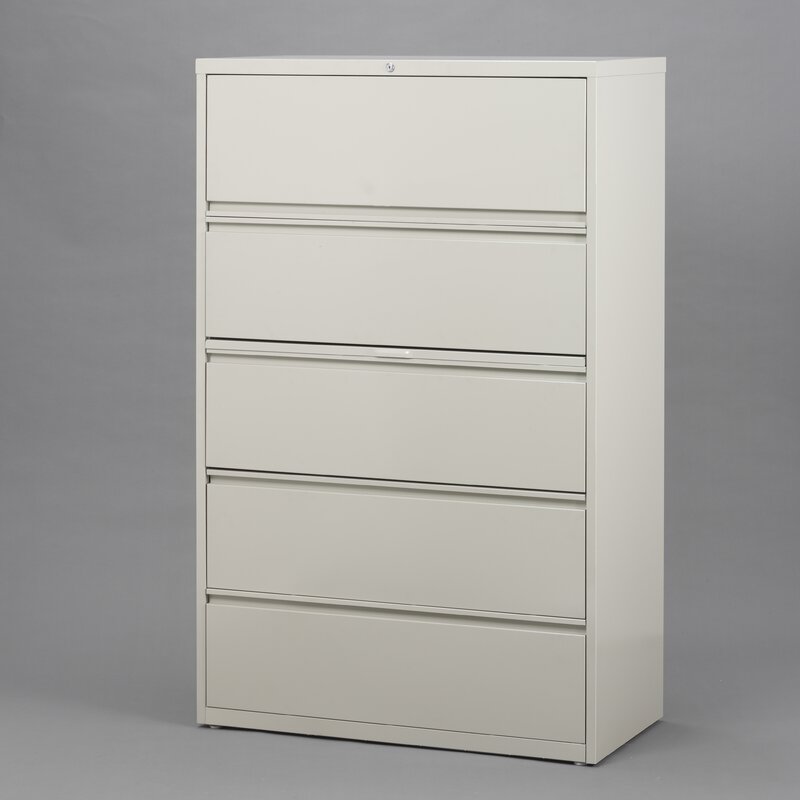 Commclad 5 Drawer Lateral Filing Cabinet Reviews Wayfair