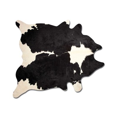 Bartel Cowhide Blackwhite Area Rug Foundry Select Rug Size Novelty