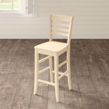 Elwes Solid Wood 30 Bar Stool by Birch Lane™ Heritage