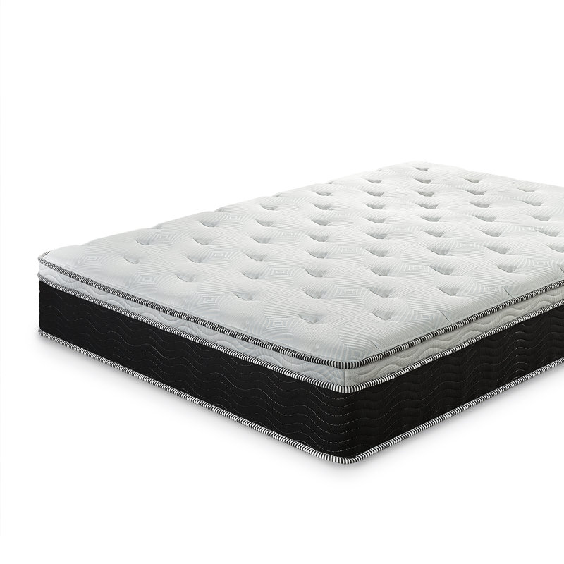 Alwyn Home Cushman 12 Extra Firm Pillow Top Hybrid Mattress