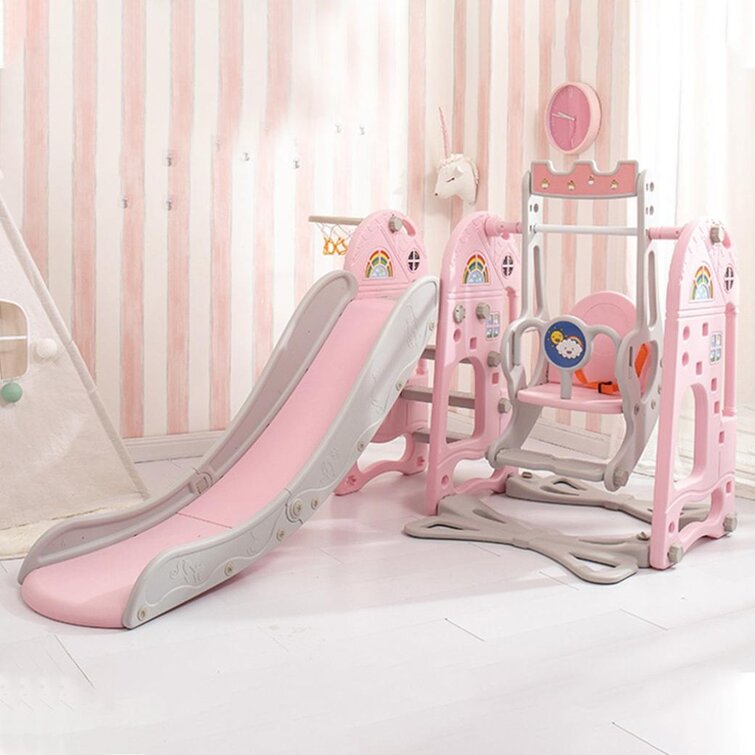 Details about   Toddler Kids 3 in1 Swing Set Backyard Playground Slide Fun Playset In/Outdoor 