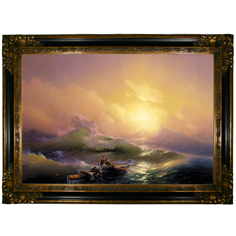 Historic Art Gallery The Ninth Wave 1850 By Ivan Aivazovsky Framed Painting Print Wayfair