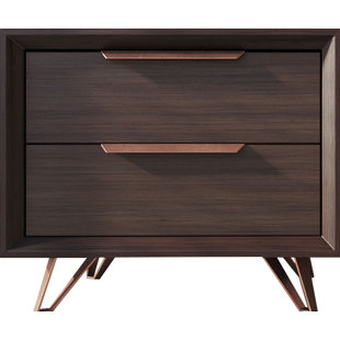 Nahlia 2 Drawer Nightstand by Orren Ellis