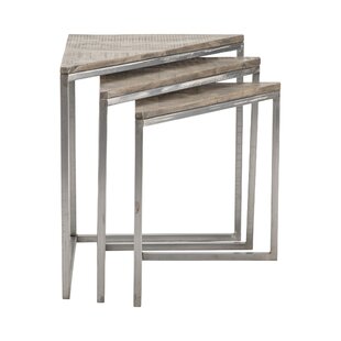 Gracia 24'' Tall Solid Wood Frame Nesting Tables by Ivy Bronx