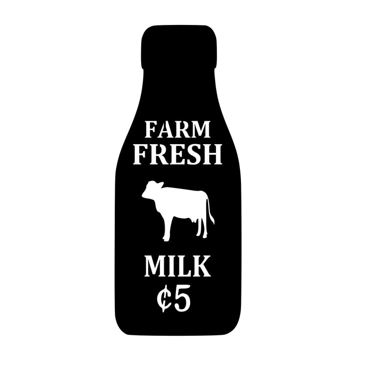 Mercantile Farm Fresh Vinyl Decal Wall Sticker Words Lettering Kitchen Decor 