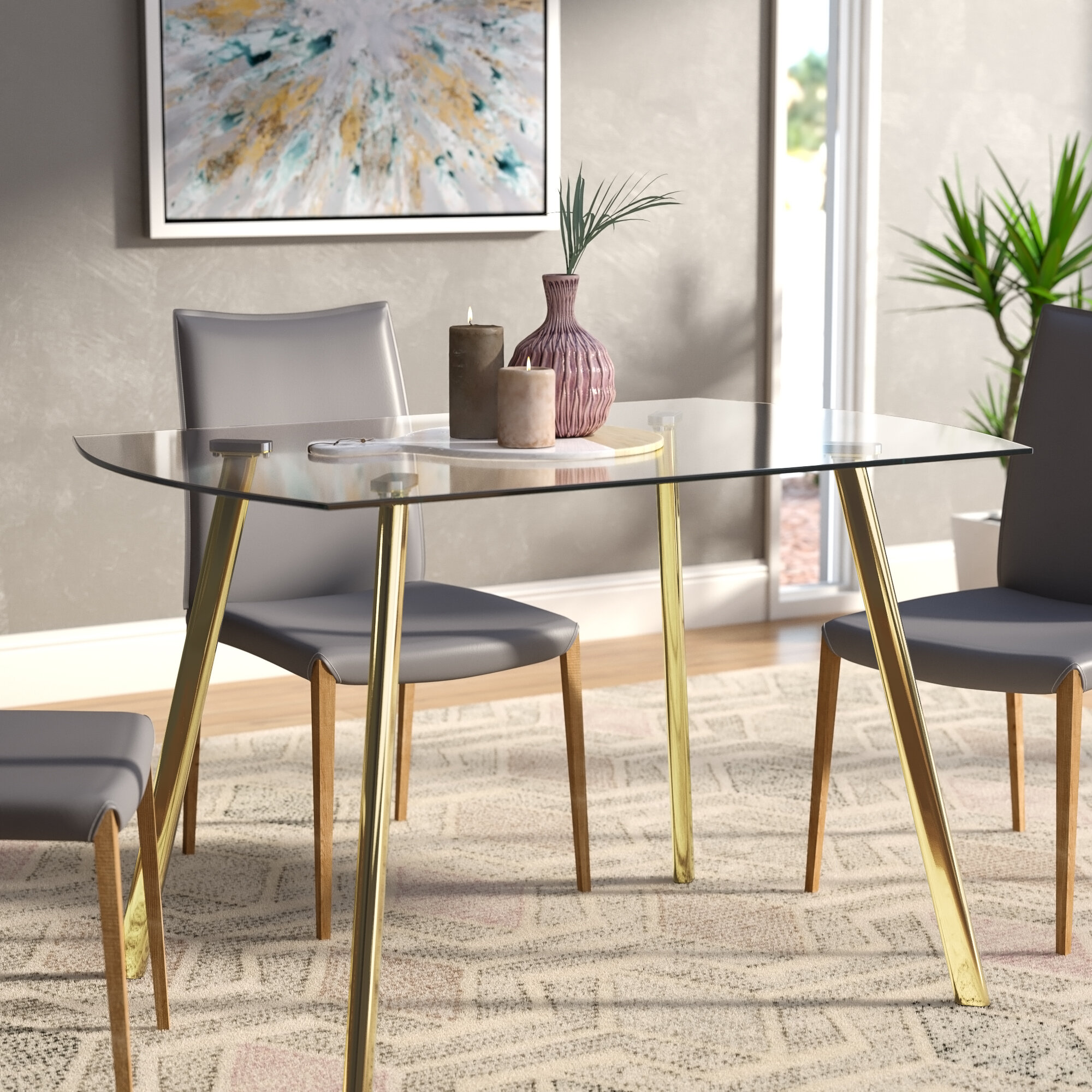 simple living uptown dining table