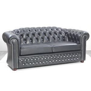 Sofa Vincent aus Echtleder von Icon Design