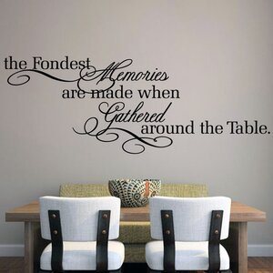 The Fondest Memories Wall Decal