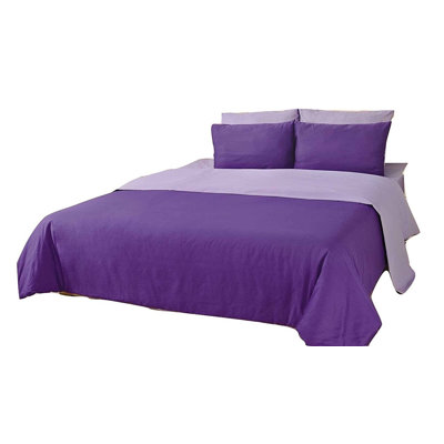Reversible Comforter Set Tache Home Fashion Color Purple Lavender