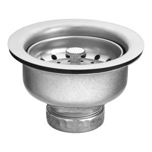 Drop-in Basket Strainer with Drain and Lock Nut