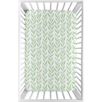 green crib sheet