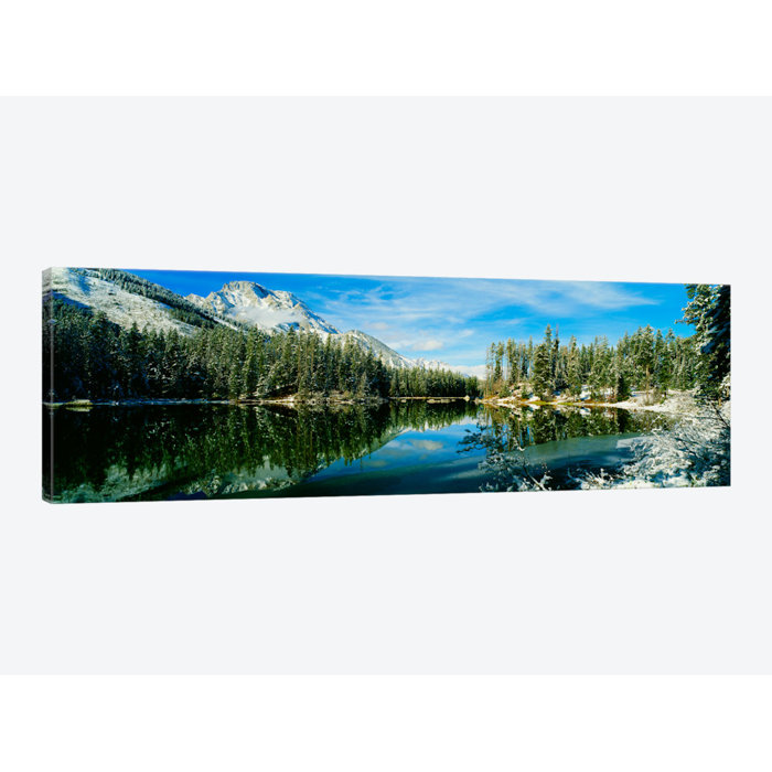 East Urban Home Winter Reflection Yellowstone National Park