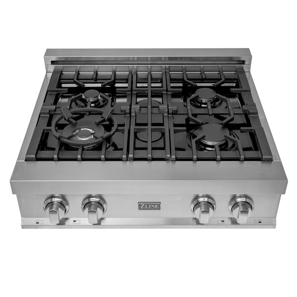 Zline Kitchen And Bath Zline 30 Gas Cooktop With 4 Burners Wayfair