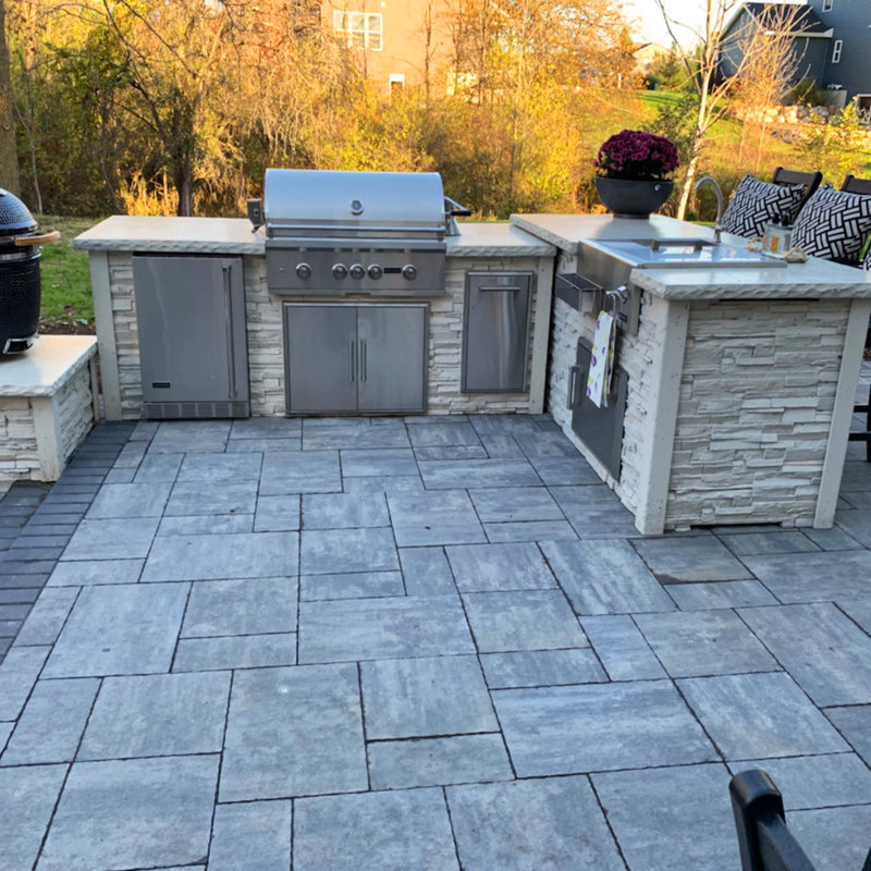 Rta Outdoor Living 114 6 Piece 5 Burner Bbq Grill Islands
