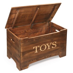 oak toy storage unit