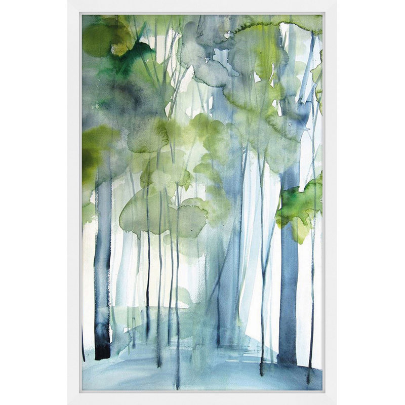 Zipcode Design New Growth Framed Watercolor Painting