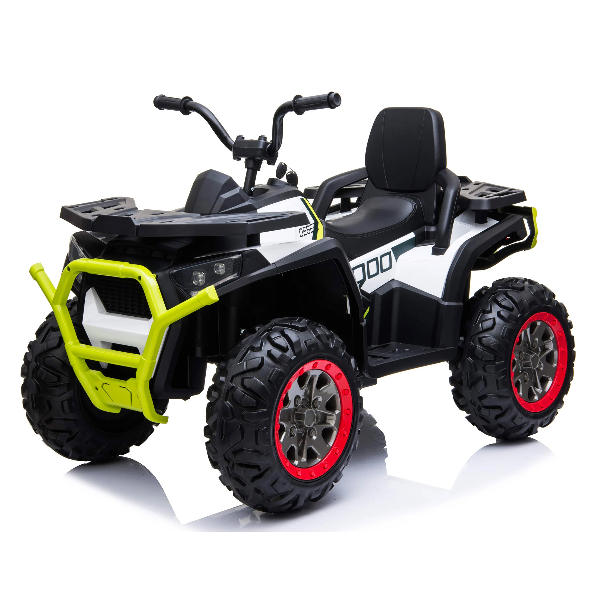 Green 12v 2 Motors Kids Ride on ATV Car Quad Electric Cars Gift Toy 4 Wheels for sale online 