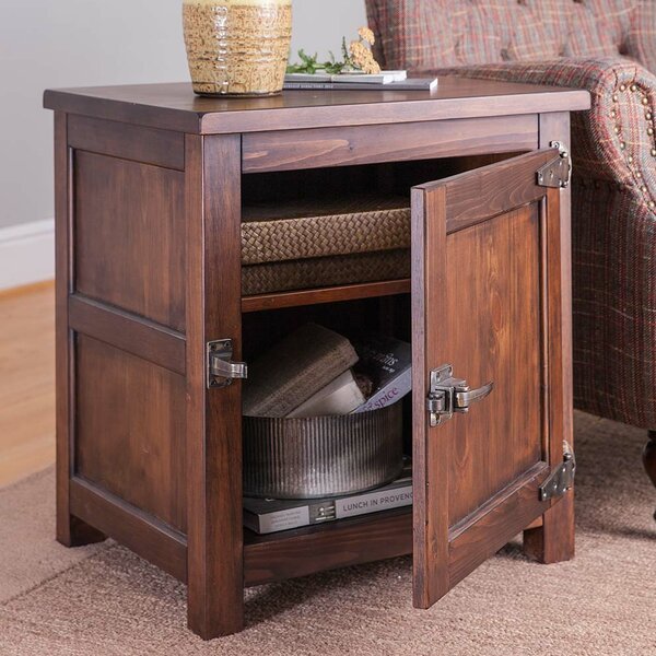 Plow & Hearth Portland Ice Box End Table 