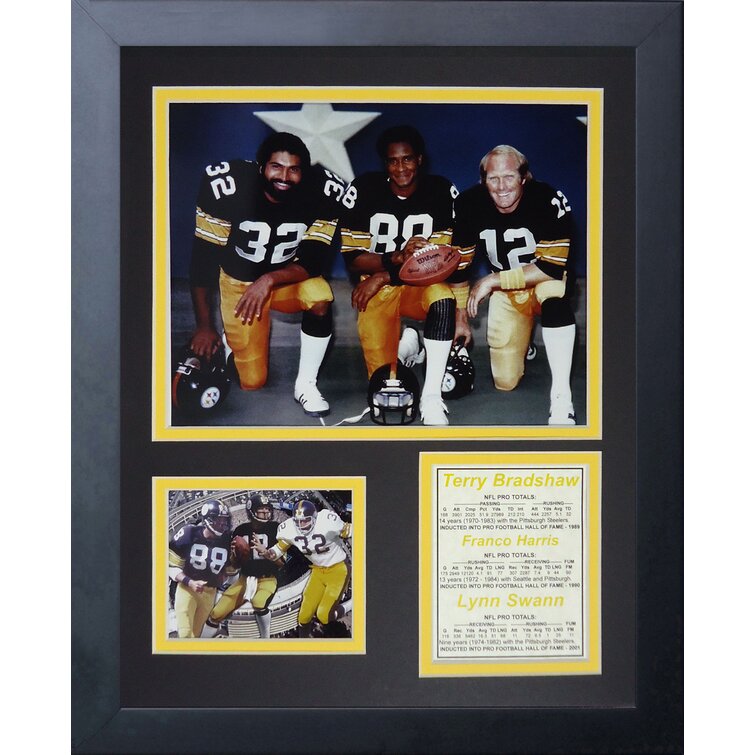 Framed Jack Ham Pittsburgh Steelers Autographed 8 x 10 Pointing  Photograph with HOF 88 Inscription