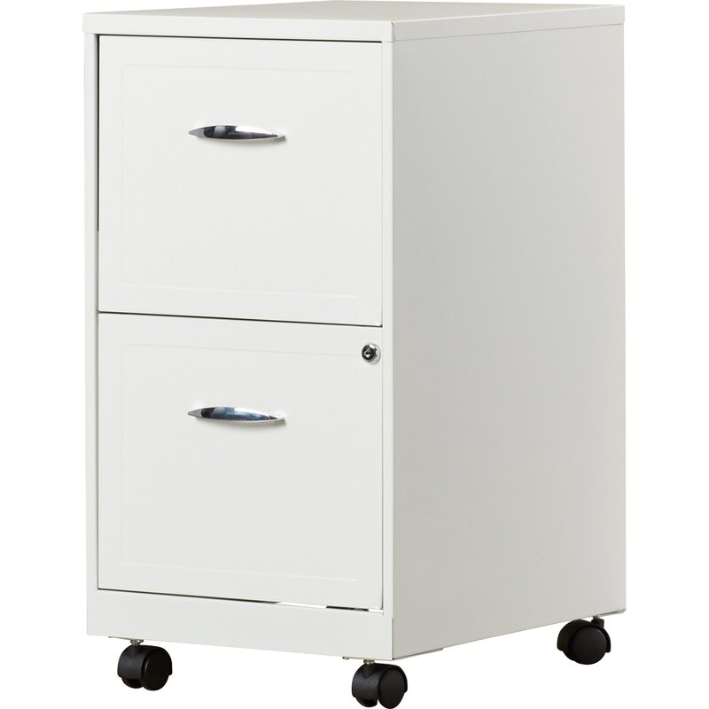 Zipcode Design Gigi 2 Drawer Mobile Vertical Filing Cabinet Reviews Wayfair