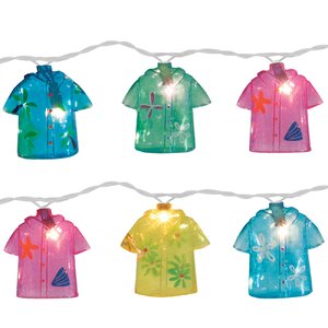 10-Light 11 ft. Shirt String Lights (Set of 2)