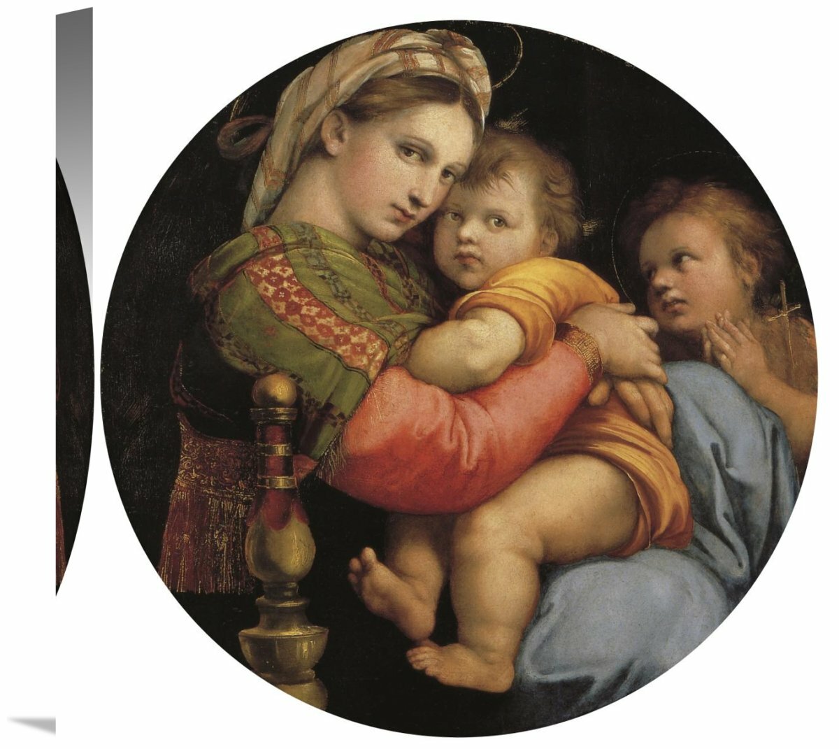 Global Gallery Madonna And Child With St John 6 By Raphael Print On Canvas Wayfair