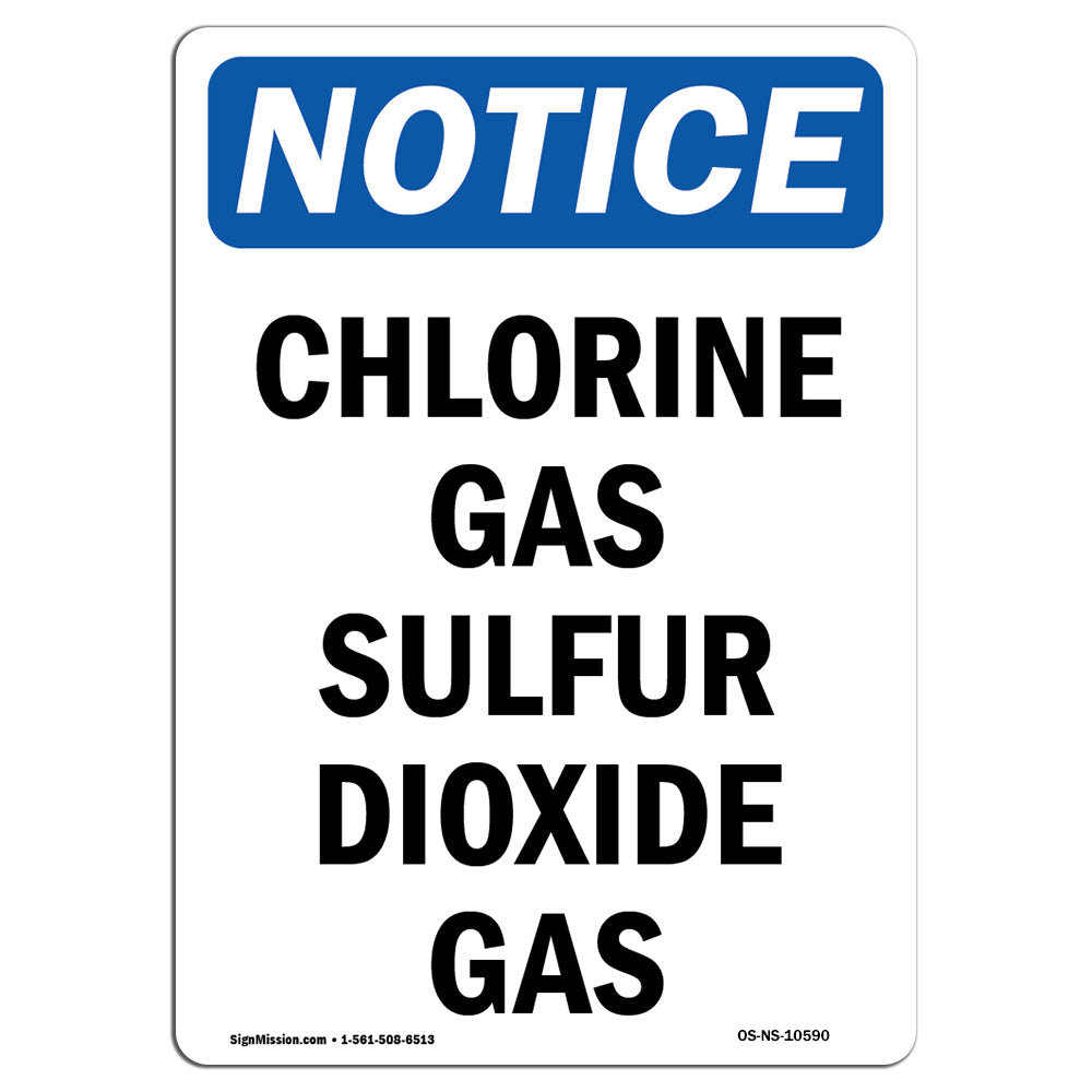SignMission Chlorine Gas Sulfur Dioxide Gas Sign Wayfair
