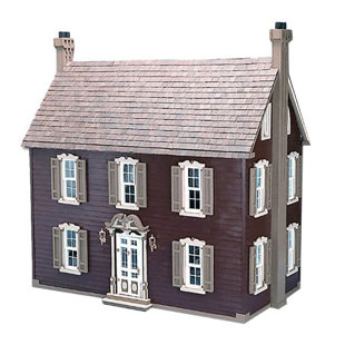 all wood dollhouse