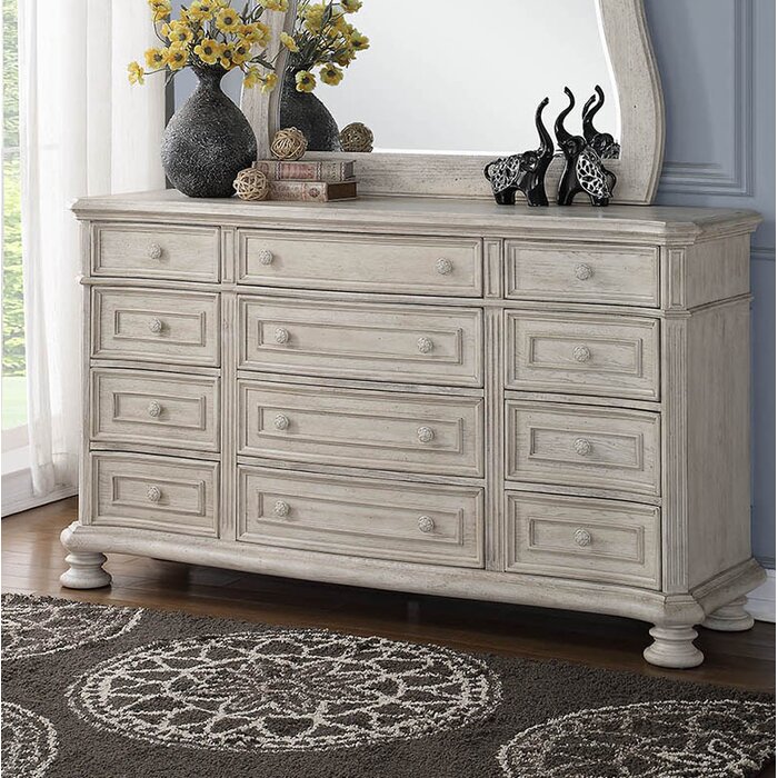 One Allium Way Piland 12 Drawer Dresser Reviews Wayfair Ca