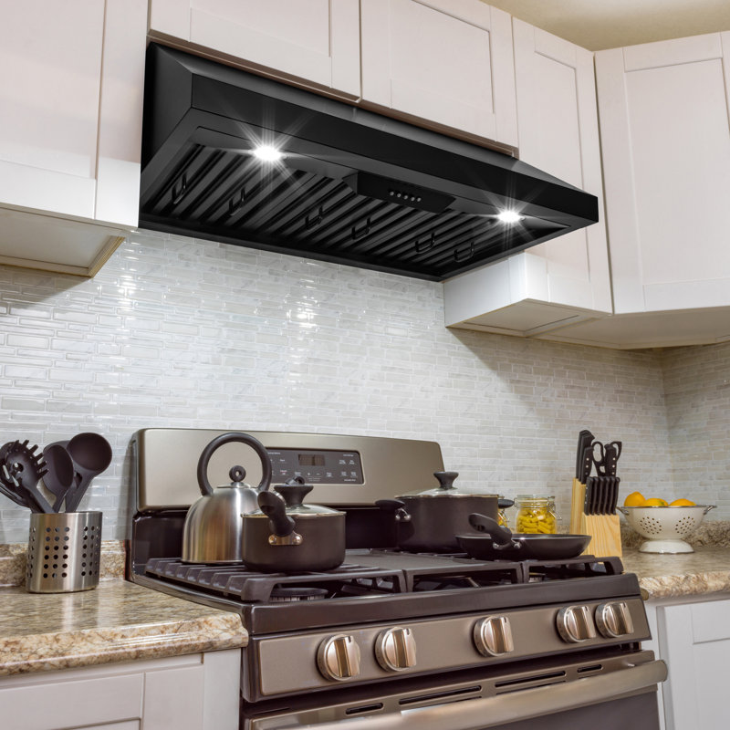 Akdy 30 500 Cfm Ducted Under Cabinet Range Hood Wayfair