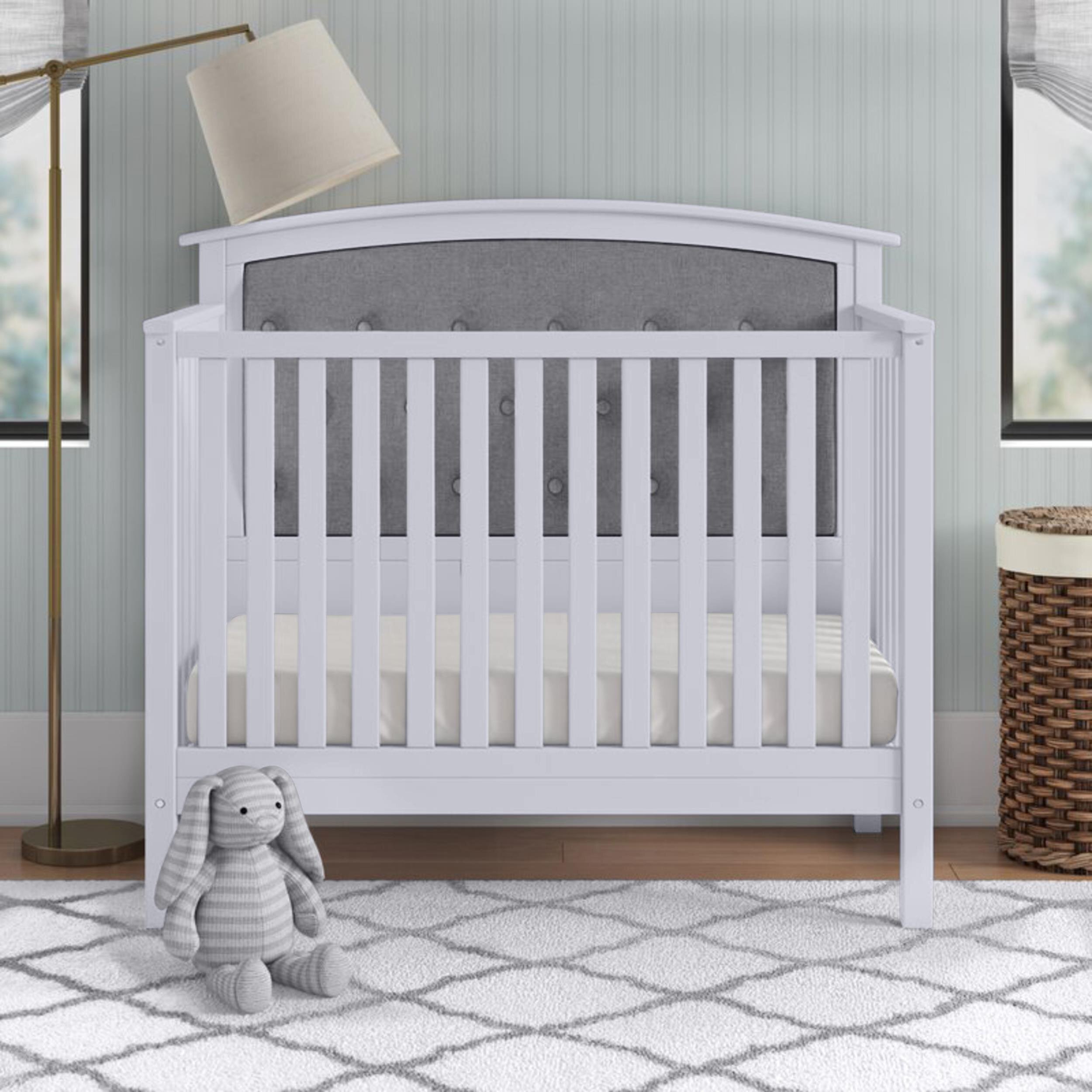 upholstered baby bed