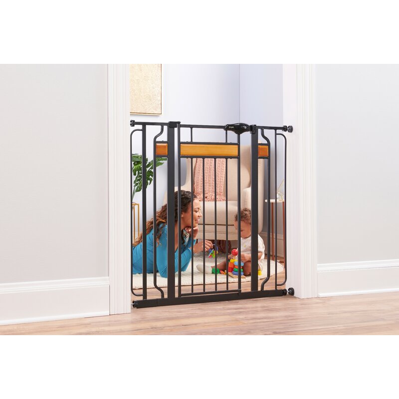 regalo home accents extra tall and wide walk thru baby gate