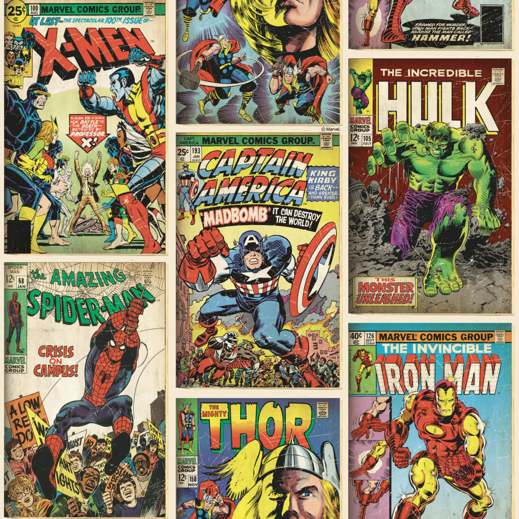 Marvel Jerri 10m X 53cm Paste The Wall Wallpaper Roll Reviews Wayfair Co Uk