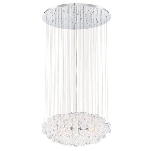 Mercer41 Watauga 36 Light Statement Tiered Chandelier Wayfair
