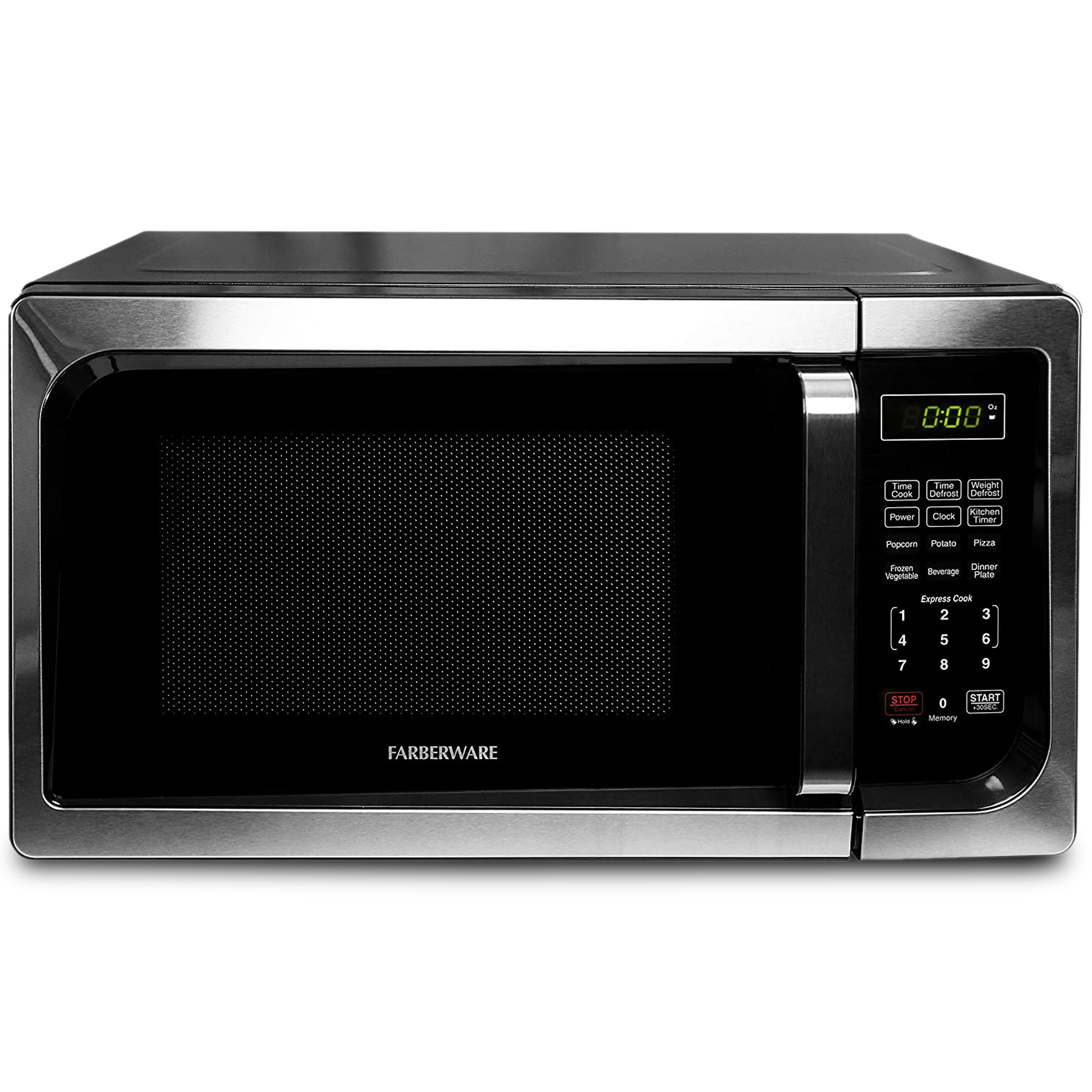 Farberware Compact Countertop Microwave Oven, 0.9 cu. ft., 900 Watts