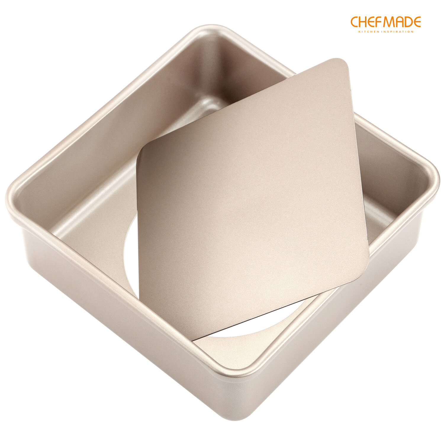 6 Pcs Durable Stainless Removable Bottom Cake Pan Non-Stick Baking Mold 