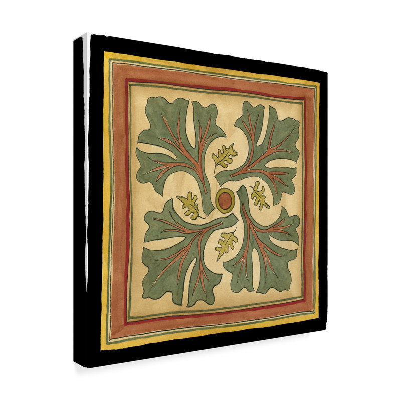 Winston Porter Art Sand Crafts Leaves Ii Acrylic Painting Print