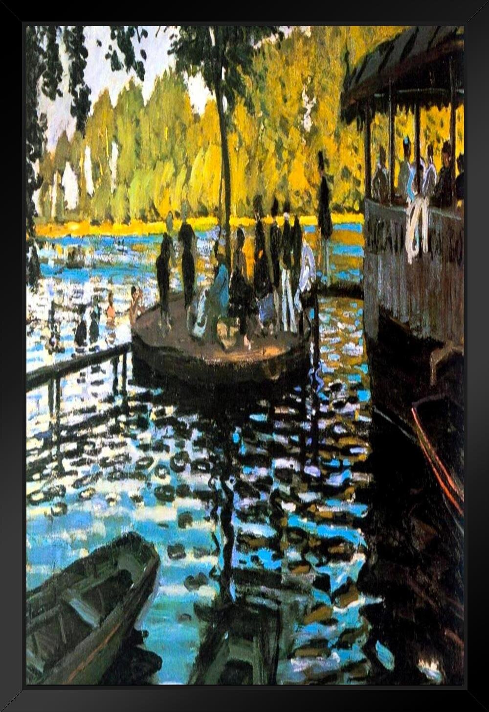 Vault W Artwork Claude Monet Bathing At La Grenouillre Oil On Canvas ...