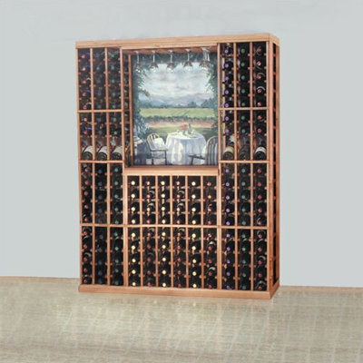 Wine Cellar Innovations Designer Series 168 Bottle Floor Wine Rack Finish: Classic Stained Premium Redwood