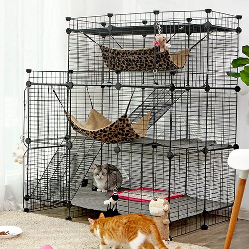 large cat cages shelters